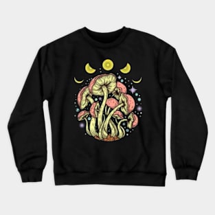 Whimsigoth Mushrooms Crewneck Sweatshirt